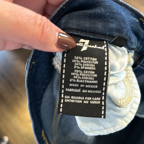 7 For All Mankind b(air) Denim Roxanne Ankle Jeans 32 EUC - Picture 8 of 9